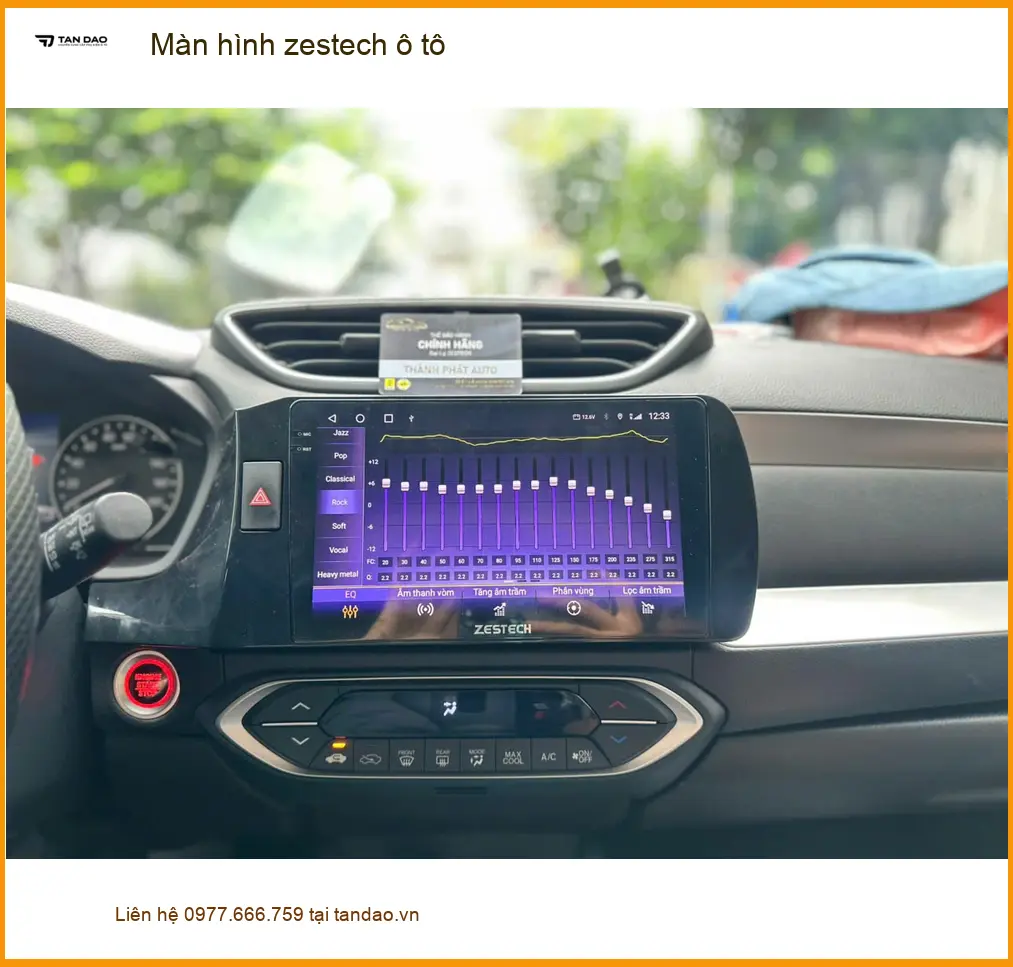 Chị Thùy lắp Màn hình Zestech ô tô cho Hyundai Creta tại Quận Nhà Bè để tiện đường đi làm