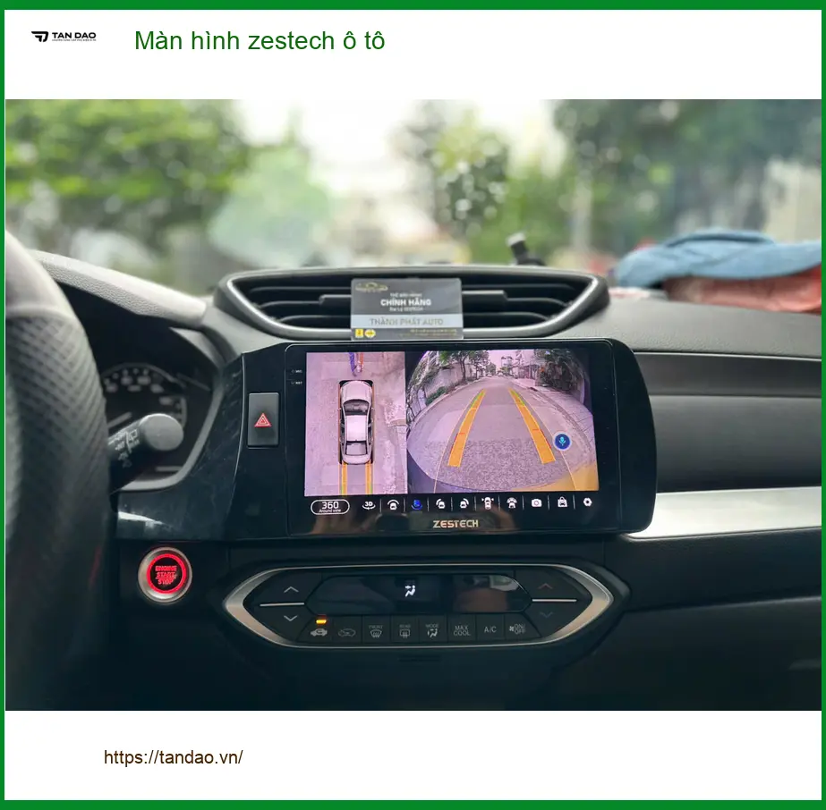 Chị Thùy lắp Màn hình Zestech ô tô cho Hyundai Creta tại Quận Nhà Bè để tiện đường đi làm ảnh thực tế 2