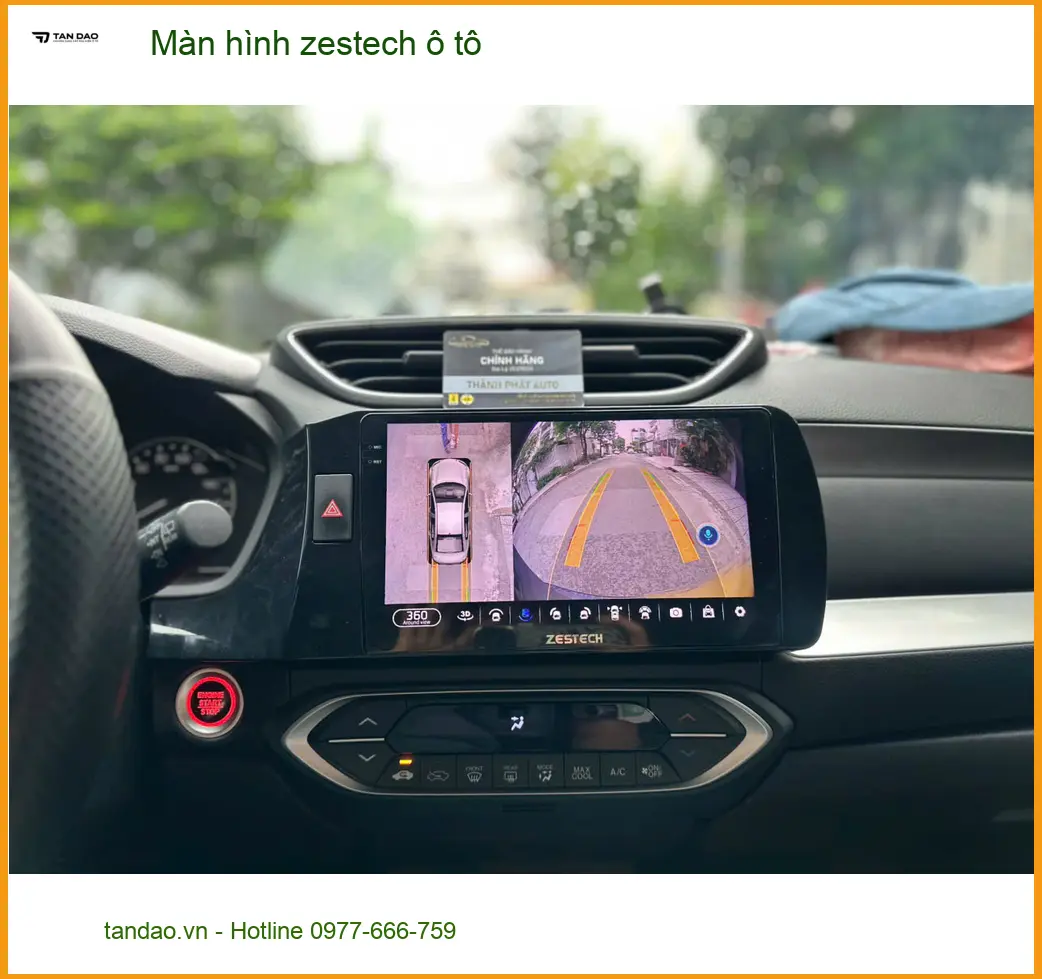 Anh Tấn nâng cấp màn hình Zestech ô tô cho Hyundai Accent tại Quận Tân Phú