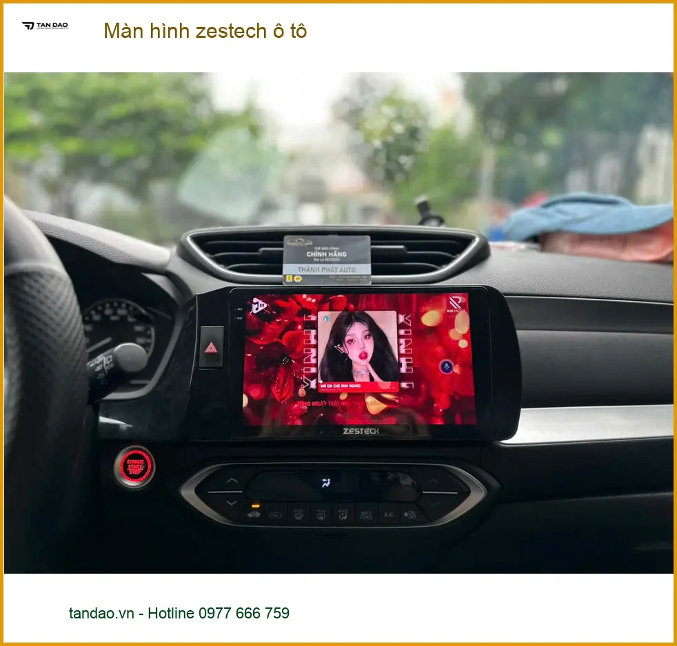 Anh Tấn nâng cấp màn hình Zestech ô tô cho Hyundai Accent tại Quận Tân Phú ảnh thực tế 3