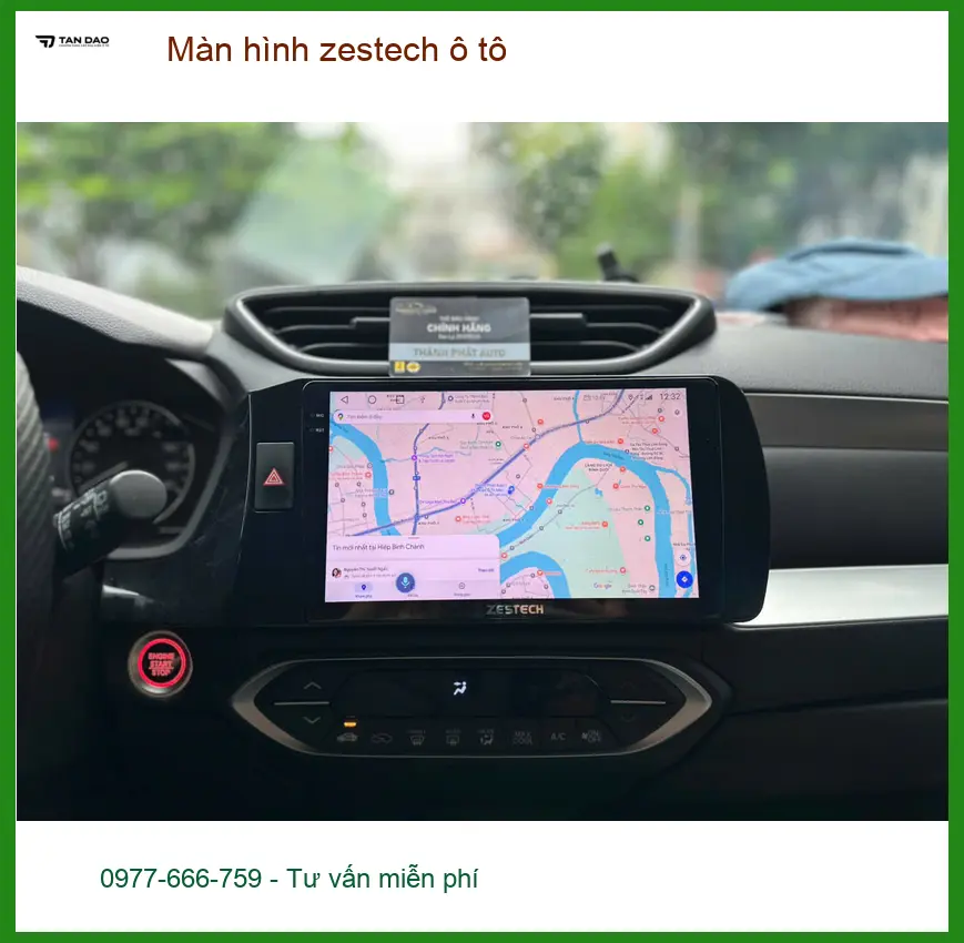 Anh Tấn nâng cấp màn hình Zestech ô tô cho Hyundai Accent tại Quận Tân Phú ảnh thực tế 4