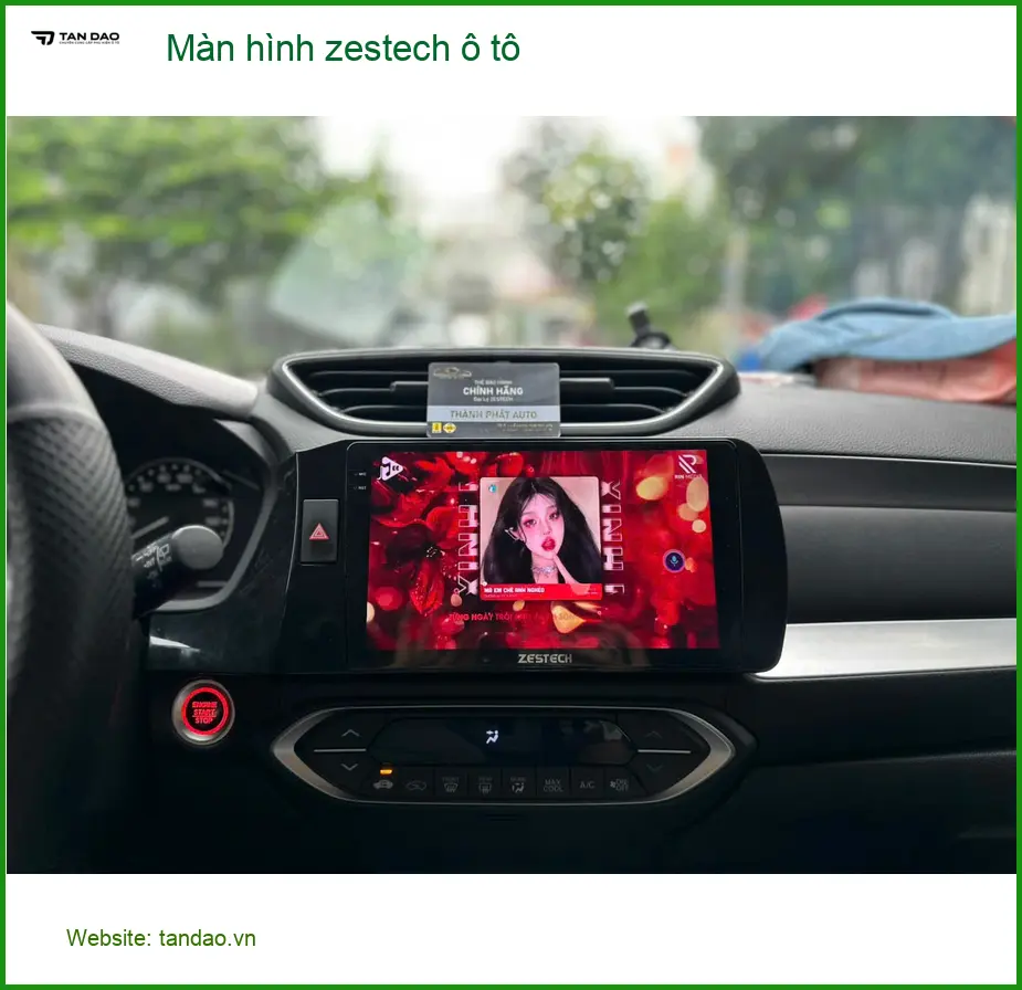 Anh Hải lắp màn hình Zestech cho xe Hyundai ở Củ Chi để nâng tầm trải nghiệm. ảnh thực tế 2