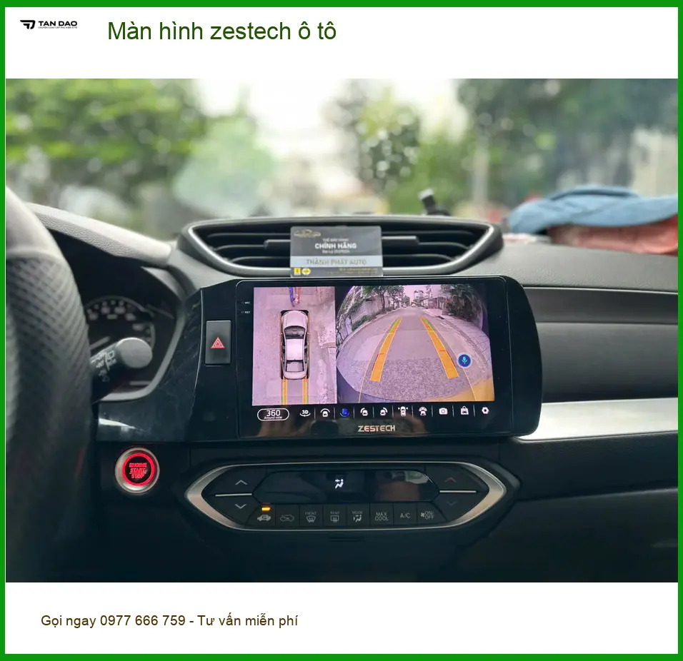 Anh Hải lắp màn hình Zestech cho xe Hyundai ở Củ Chi để nâng tầm trải nghiệm. ảnh thực tế 3