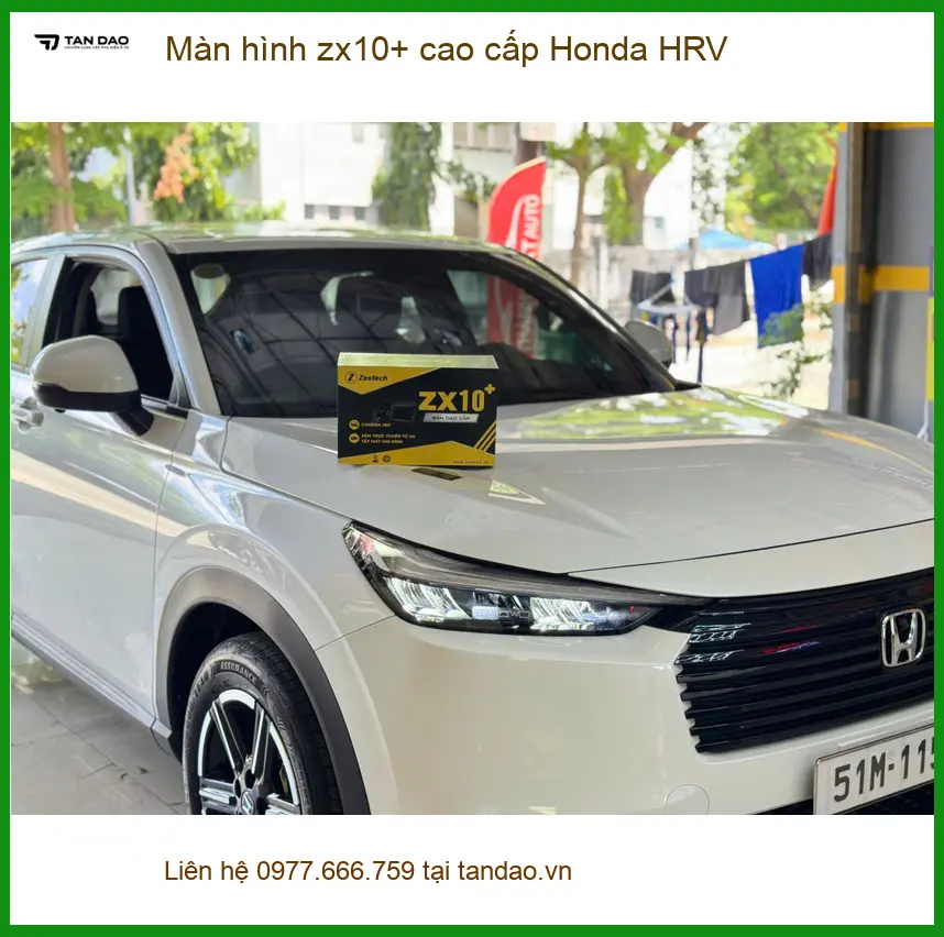 Anh Khang lắp màn hình ZX10+ cao cấp Honda HRV tại Quận Phú Nhuận ảnh thực tế 4