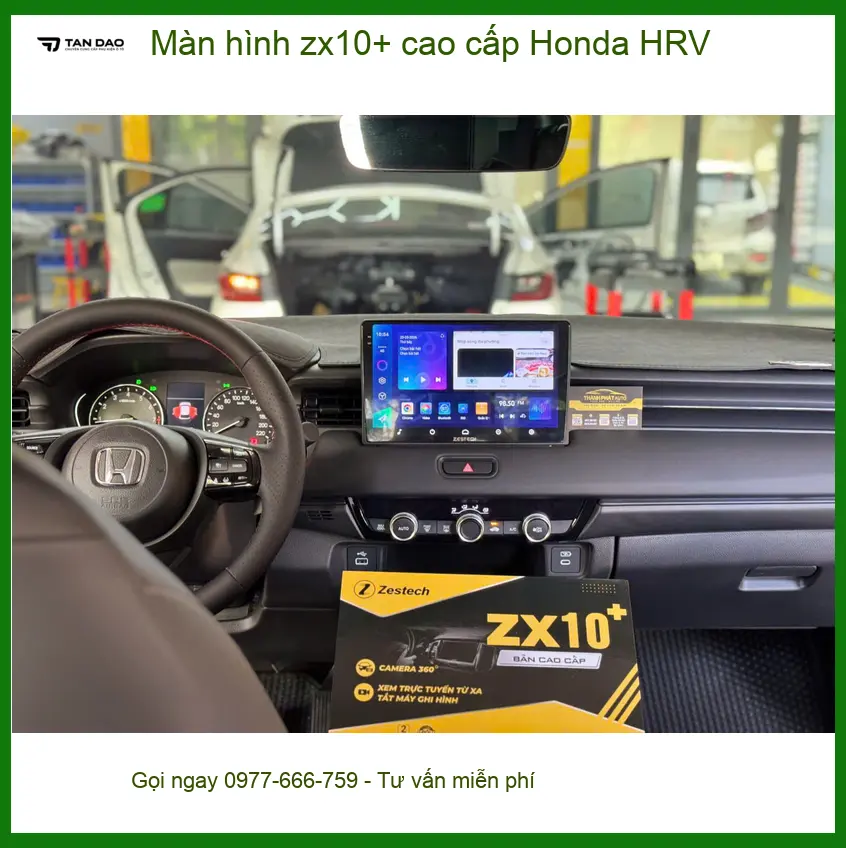 Anh Khang nâng cấp màn hình ZX10+ cao cấp Honda HRV tại Quận Tân Phú ảnh thực tế 2