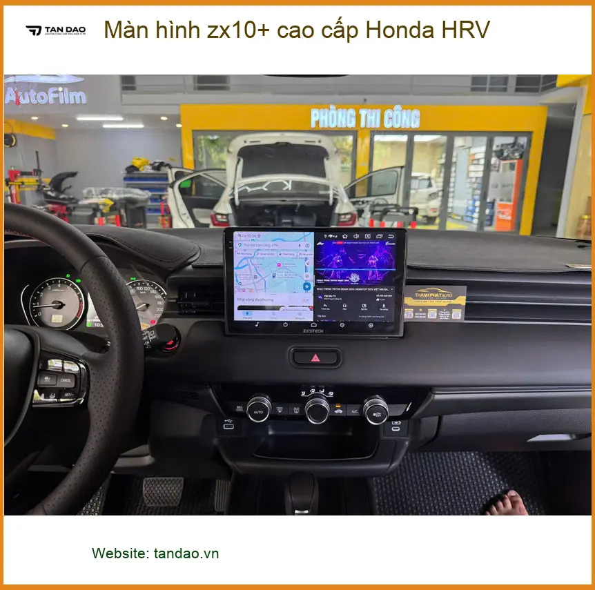 Anh Khang nâng cấp màn hình ZX10+ cao cấp Honda HRV tại Quận Tân Phú ảnh thực tế 3
