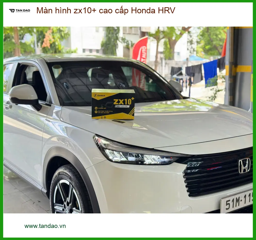 Anh Khang nâng cấp màn hình ZX10+ cao cấp Honda HRV tại Quận Tân Phú ảnh thực tế 5