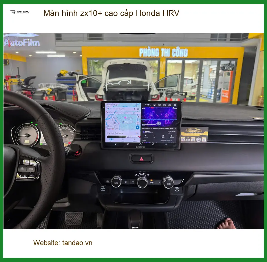 Anh Phát nâng cấp Màn hình ZX10+ cao cấp Honda HRV ở Hóc Môn