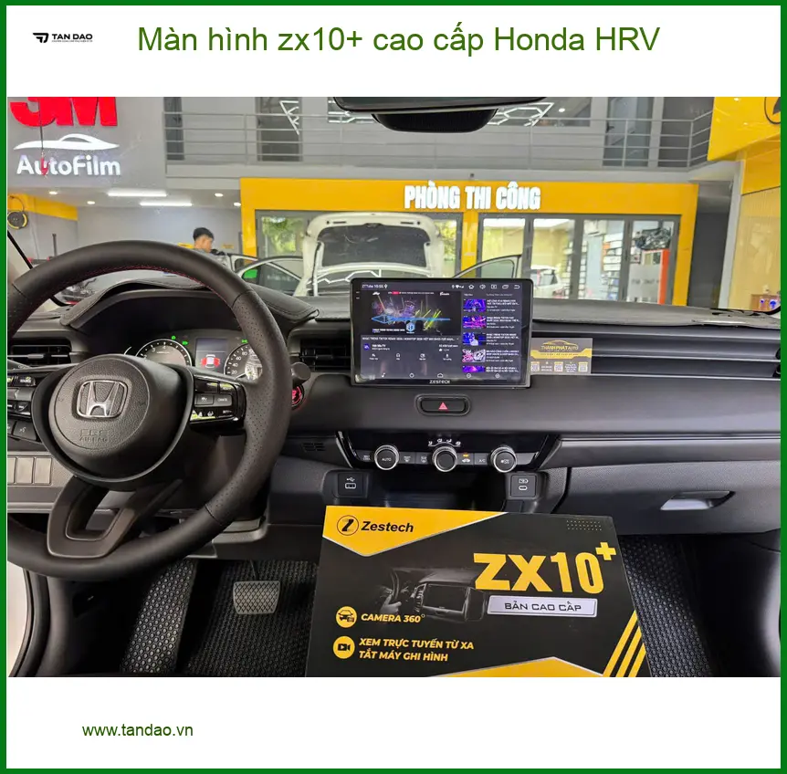 Anh Phát nâng cấp Màn hình ZX10+ cao cấp Honda HRV ở Hóc Môn ảnh thực tế 4