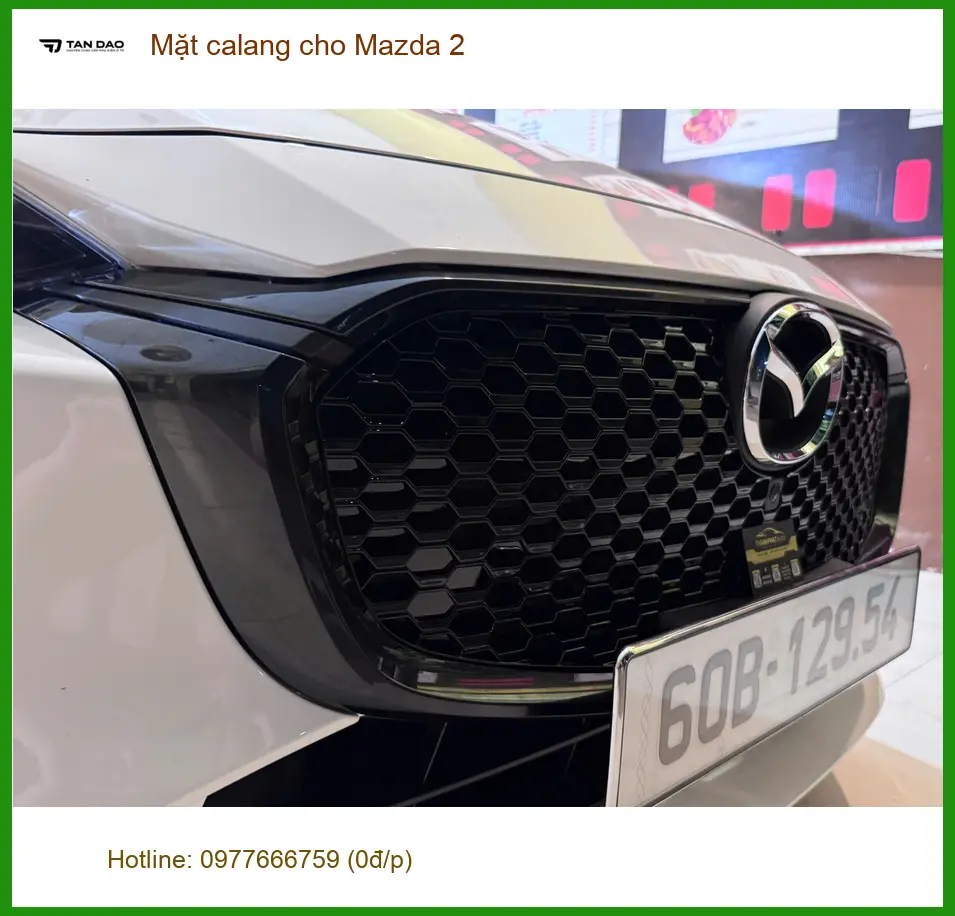 Chị Mai thay mặt calang Mazda 2 tại Nhà Bè vì cái cũ bị hỏng ảnh thực tế 2