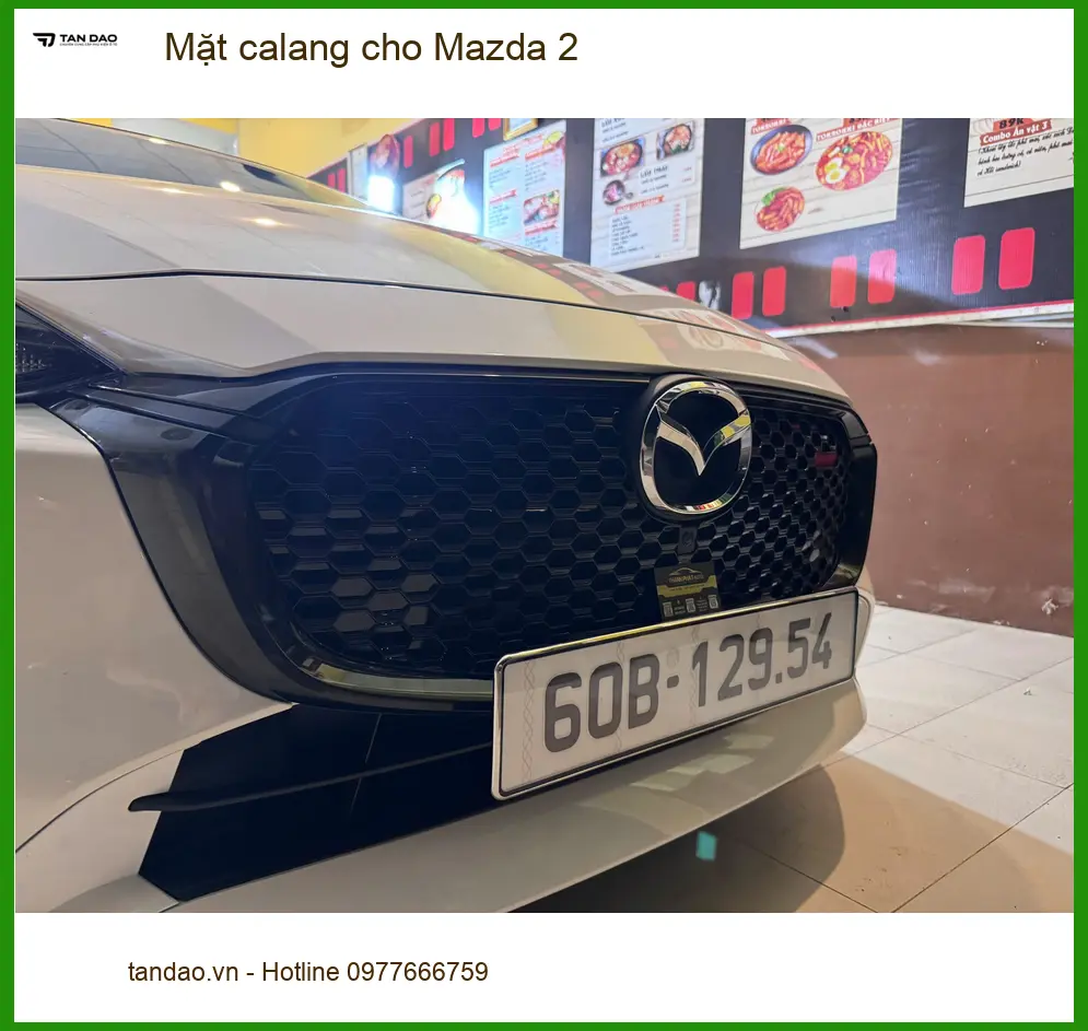 Anh Tùng độ Mặt calang cho Mazda 2 tại Quận Bình Thạnh để xe trông thể thao hơn