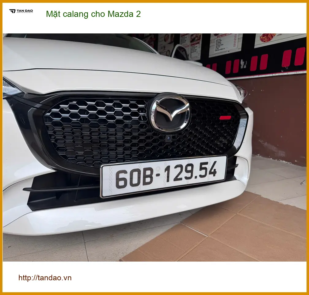 Anh Tùng độ Mặt calang cho Mazda 2 tại Quận Bình Thạnh để xe trông thể thao hơn ảnh thực tế 3