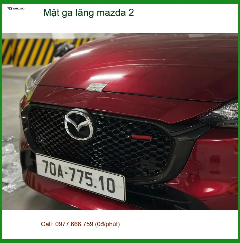 Anh Dũng độ mặt ga lăng Mazda 2 tại Quận 8 để xe trông thể thao hơn ảnh thực tế 3