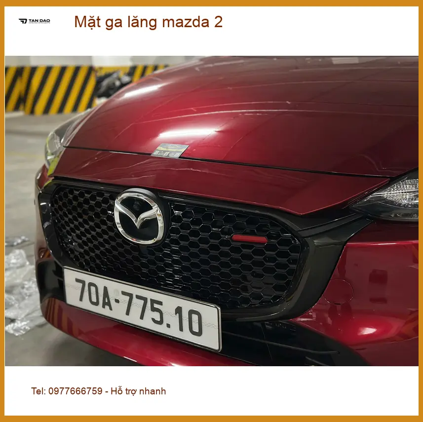 Chú Phước độ Mặt ga lăng Mazda 2 tại Quận 5 vì ga lăng cũ bị bạc màu ảnh thực tế 3