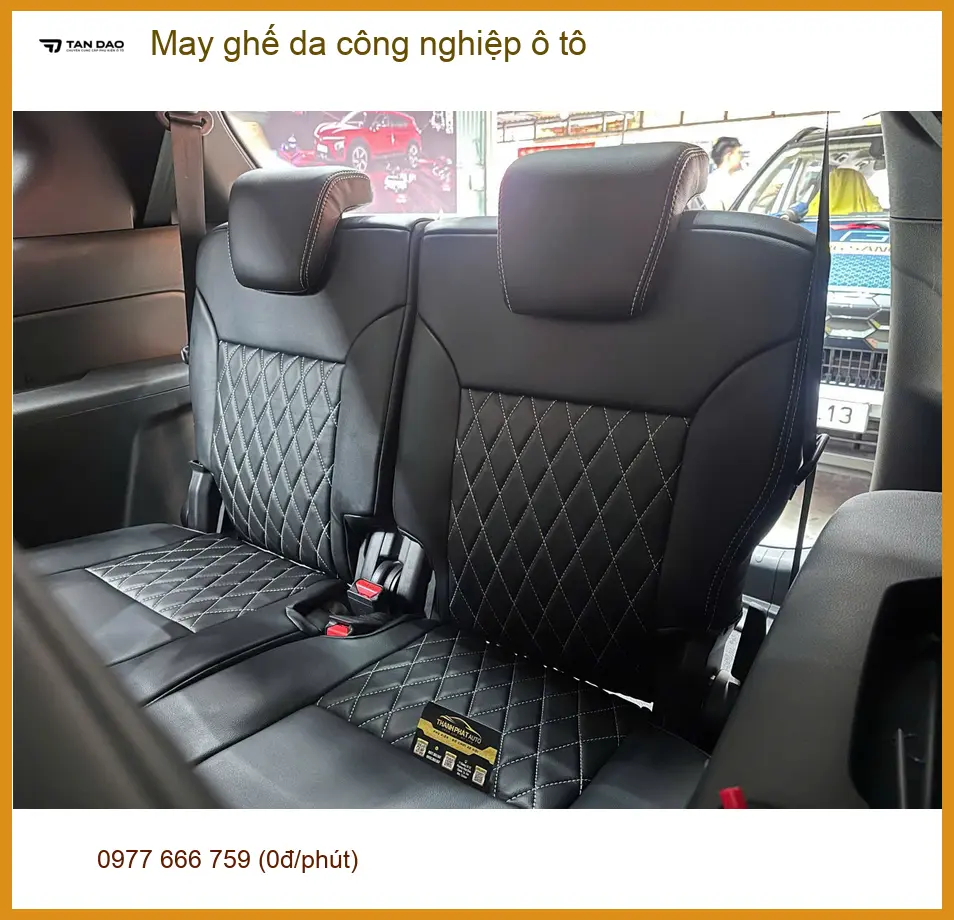 Anh Tấn Lộc may ghế da công nghiệp ô tô Quận Bình Tân để nội thất mới ảnh thực tế 2