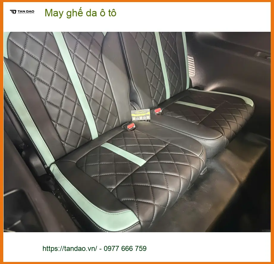 Anh Nhật may ghế da ô tô Hyundai Accent tại Quận 2 để nâng tầm nội thất sang trọng ảnh thực tế 2