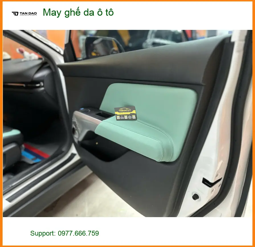 Anh Khải may ghế da ô tô Hyundai Accent ở Thủ Đức để nâng tầm nội thất ảnh thực tế 4