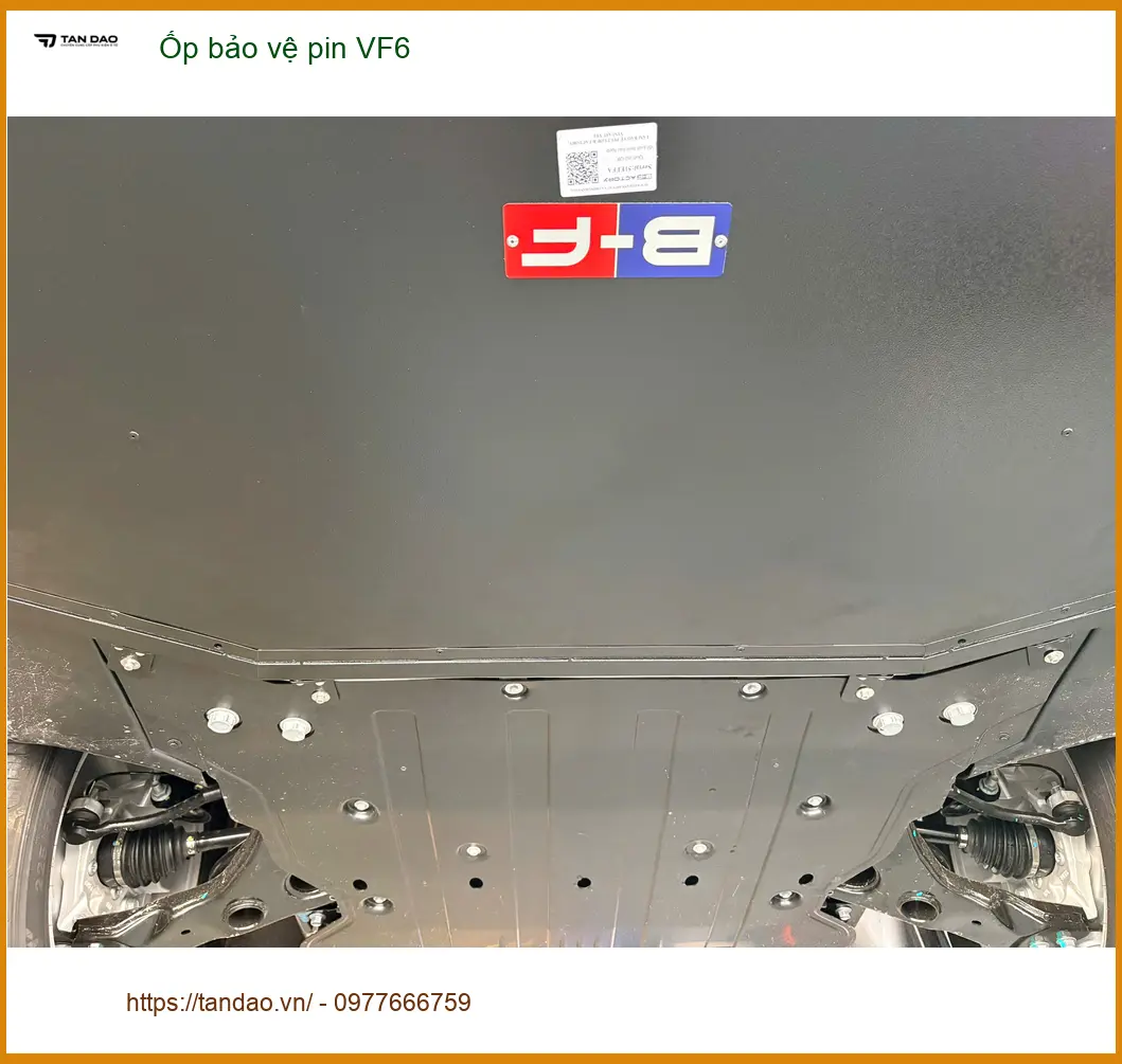 Anh Đức Tùng lắp Ốp bảo vệ pin VF6 tại Hóc Môn để bảo vệ pin xe hiệu quả ảnh thực tế 5