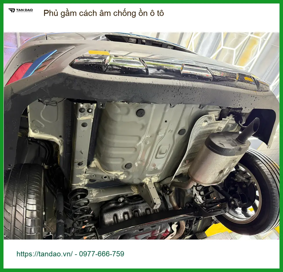 Chị Mai phủ gầm cách âm chống ồn ô tô Toyota Vios tại Quận 12 ảnh thực tế 3