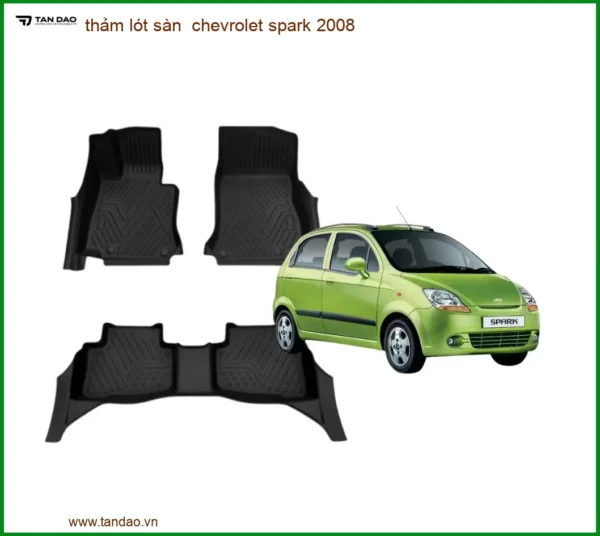 Thảm Lót Sàn Ô Tô Chevrolet Spark 2008 - Địa Chỉ Lắp Đặt Chính Hãng TPHCM