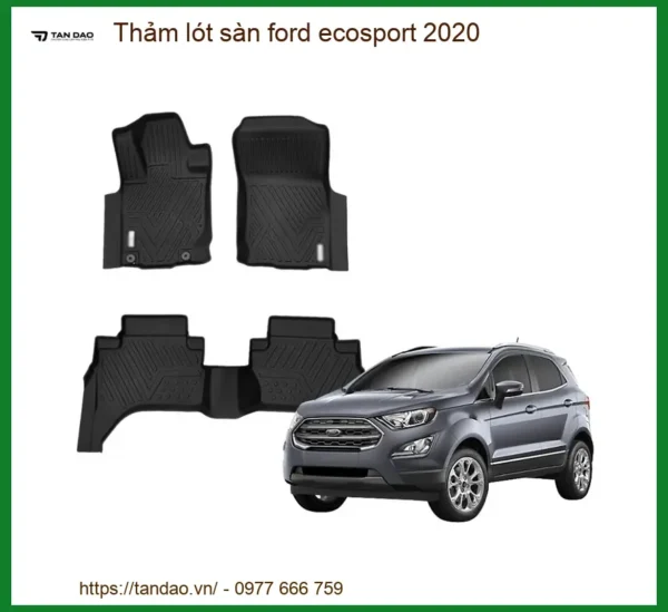 Thảm Lót Sàn Ford Ecosport 2020 - Địa Chỉ Lắp Đặt Chính Hãng TPHCM