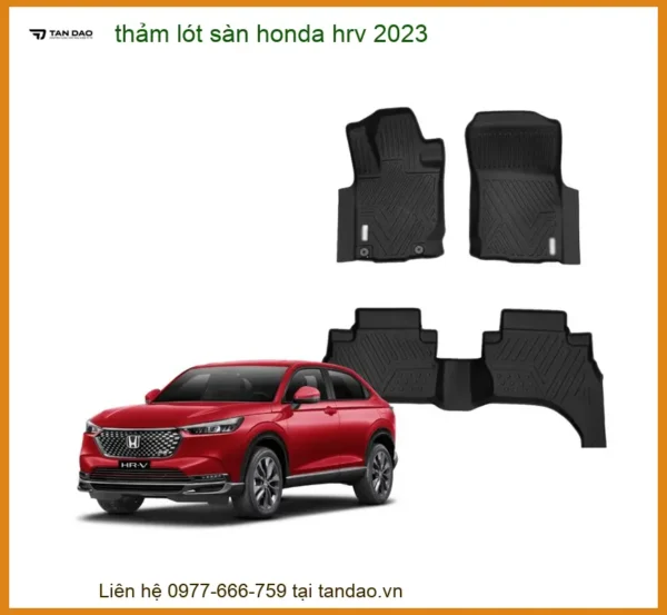 Thảm Lót Sàn Honda HRV 2023 - Trung Tâm Lắp Đặt Uy Tín TPHCM
