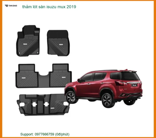 Thảm Lót Sàn Isuzu Mu-X 2019 - Địa Chỉ Lắp Đặt Uy Tín, Chính Hãng TPHCM