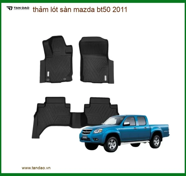 Thảm Lót Sàn Ô Tô Cao Cấp Mazda BT50 2011 - Trung Tâm Lắp Đặt Giá Tốt TPHCM