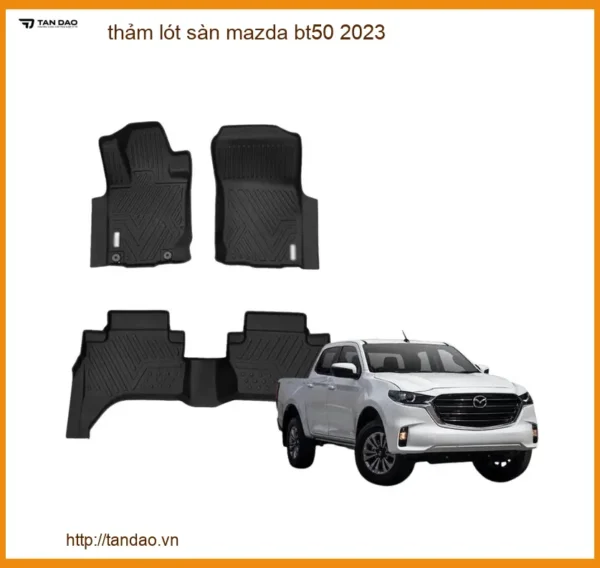 Thảm Lót Sàn Mazda BT50 2023 Cao Cấp - Địa Chỉ Lắp Đặt Uy Tín TPHCM