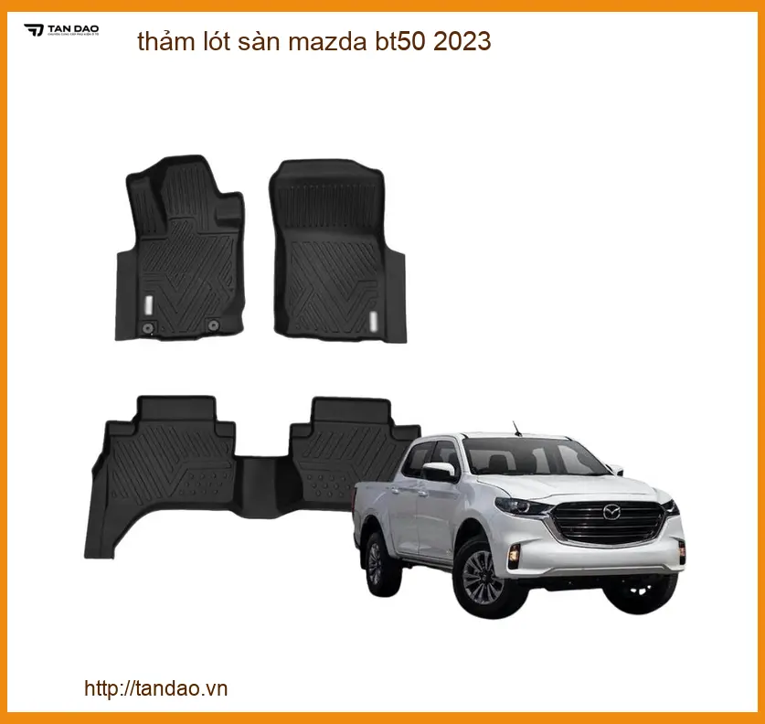 Thảm Lót Sàn Mazda BT50 2023 Cao Cấp - Địa Chỉ Lắp Đặt Uy Tín TPHCM