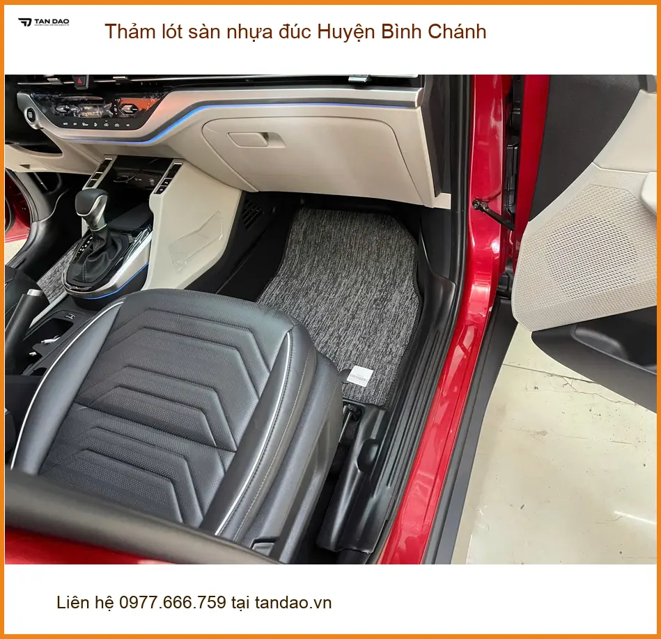 Nơi Thảm Lót Sàn Ô Tô lót sàn nhựa đúc Huyện Bình Chánh - Giá Tốt TPHCM