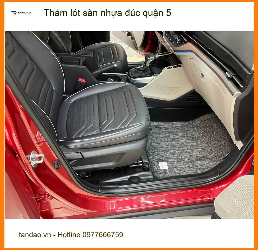 Trung Tâm Lắp Đặt Thảm Lót Sàn Ô Tô lót sàn nhựa đúc quận 5 - Giá Tốt TPHCM ảnh thực tế 2