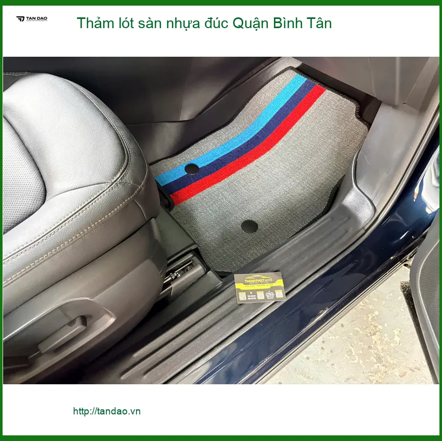 Địa Chỉ Lắp Thảm Lót Sàn Ô Tô lót sàn nhựa đúc Quận Bình Tân - Chính Hãng ảnh thực tế 2