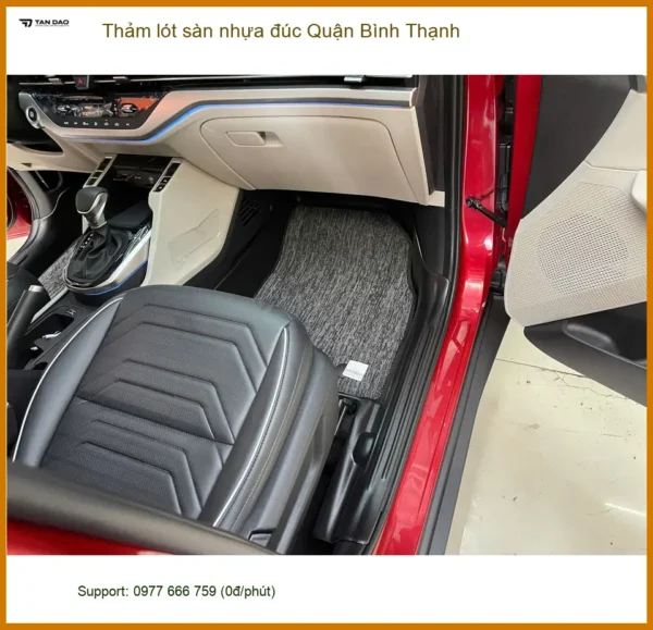 Nơi Gắn Thảm Lót Sàn Ô Tô lót sàn nhựa đúc Quận Bình Thạnh - Giá Tốt TPHCM