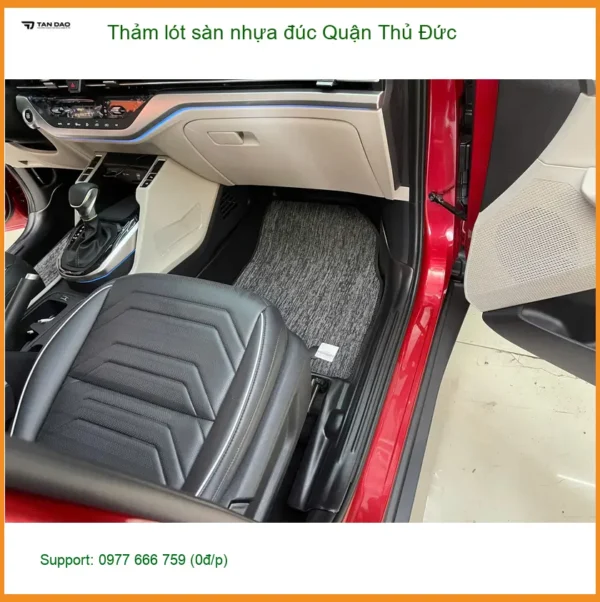 Nơi May Thảm Lót Sàn Ô Tô lót sàn nhựa đúc Quận Thủ Đức - Giá Tốt TPHCM