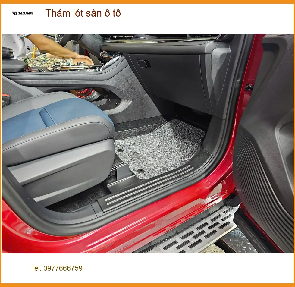 Chị Vân Anh thay thảm lót sàn ô tô Mazda CX-5 tại Hóc Môn cho nội thất sạch đẹp ảnh thực tế 4