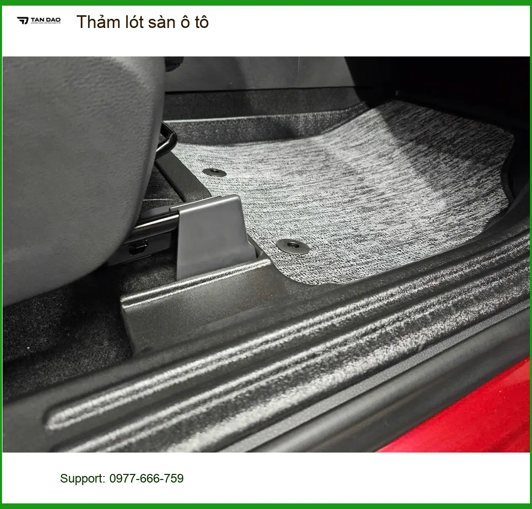 Chị Minh Thư thay thảm lót sàn ô tô Hyundai Santa Fe tại Thủ Đức cho xe mới ảnh thực tế 4