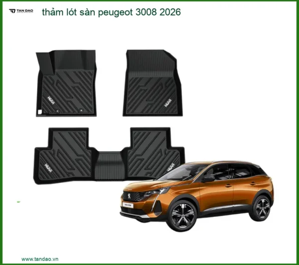Thảm Lót Sàn Ô Tô Cao Cấp Peugeot 3008