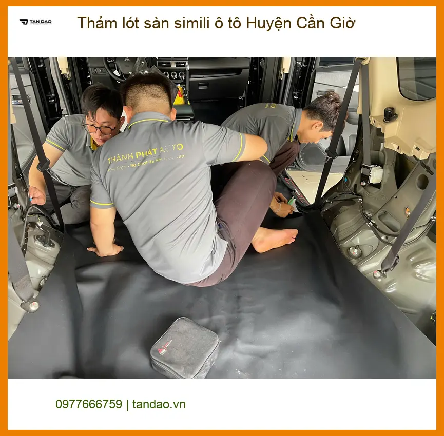 Địa Chỉ May Thảm Lót Sàn Ô Tô Simili Tại Huyện Cần Giờ - Giá Tốt TPHCM ảnh thực tế 3