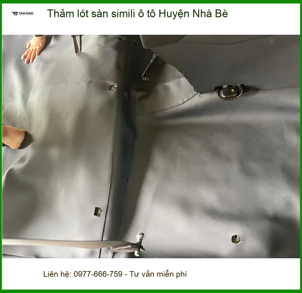 Địa Chỉ Lắp Thảm Lót Sàn Simili Huyện Nhà Bè - Giá Tốt TPHCM ảnh thực tế 3