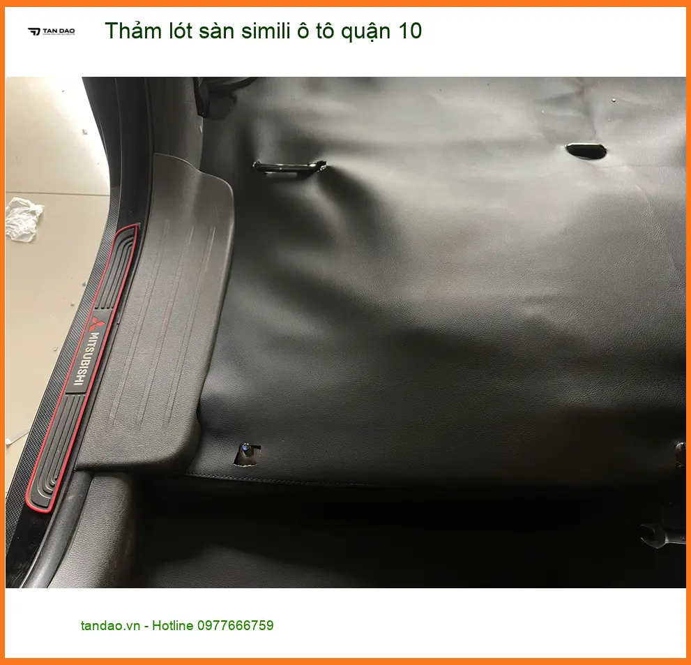 Địa Chỉ May Thảm Lót Sàn Ô Tô lót sàn simili ô tô quận 10 - Giá Tốt TPHCM ảnh thực tế 2