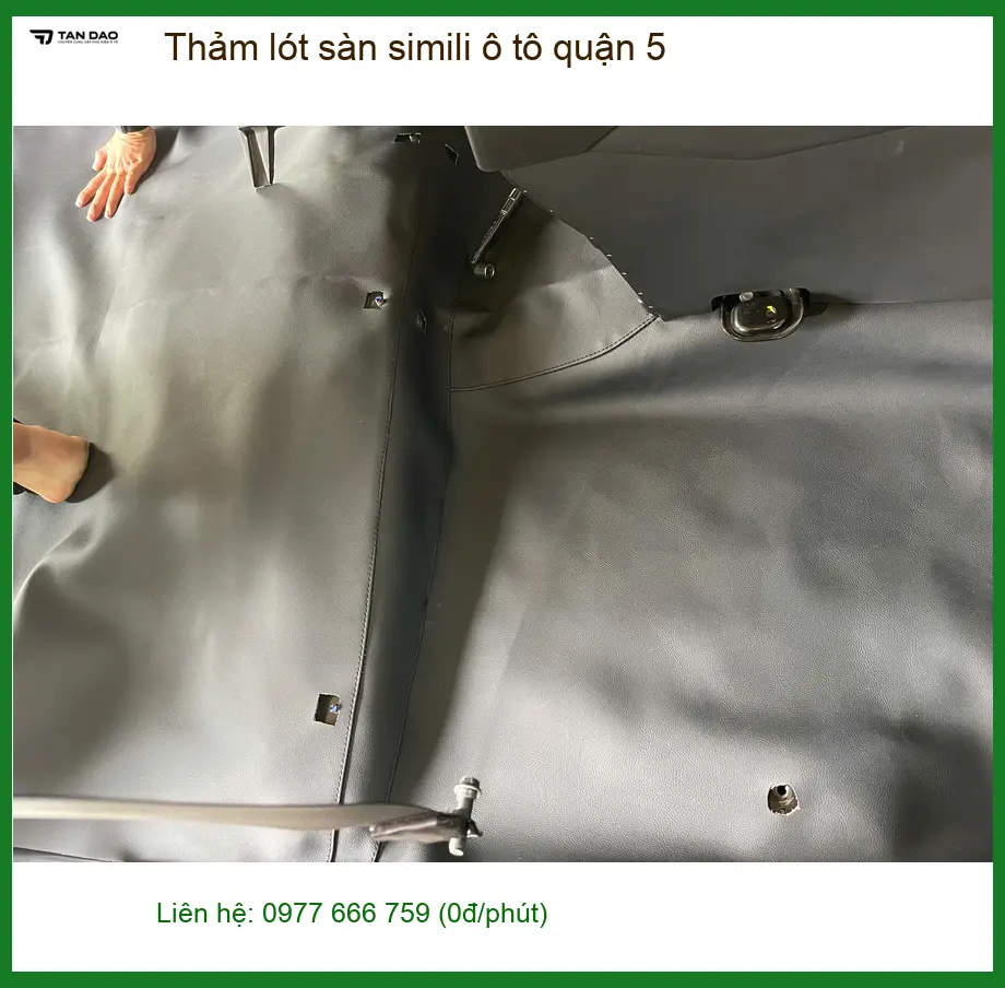 Địa Chỉ May Thảm Lót Sàn Ô Tô lót sàn simili ô tô quận 5 - Giá Tốt TPHCM ảnh thực tế 2