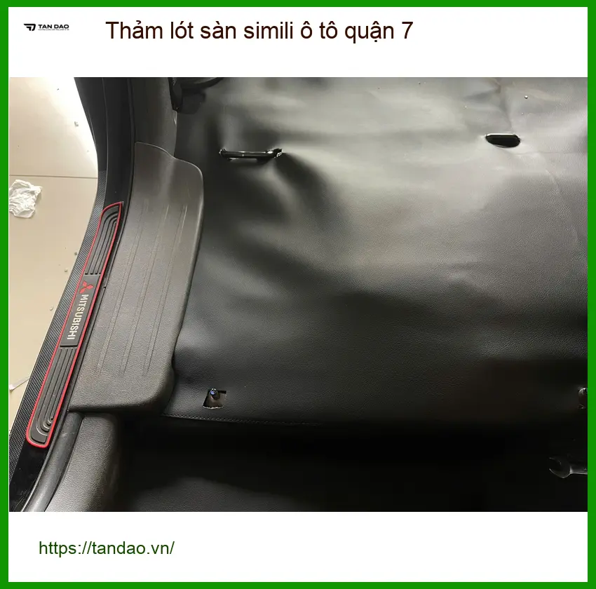 Địa Chỉ Lắp Thảm Lót Sàn Ô Tô lót sàn simili ô tô quận 7 - Giá Tốt TPHCM ảnh thực tế 3