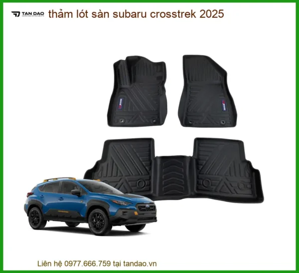 Thảm Lót Sàn Subaru Crosstrek Cao Cấp - Địa Chỉ Lắp Đặt Uy Tín TPHCM