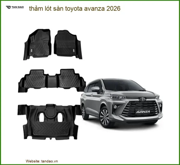 Thảm Lót Sàn Ô Tô Toyota Avanza 2026 - Địa Chỉ Lắp Đặt Uy Tín Giá Tốt TPHCM