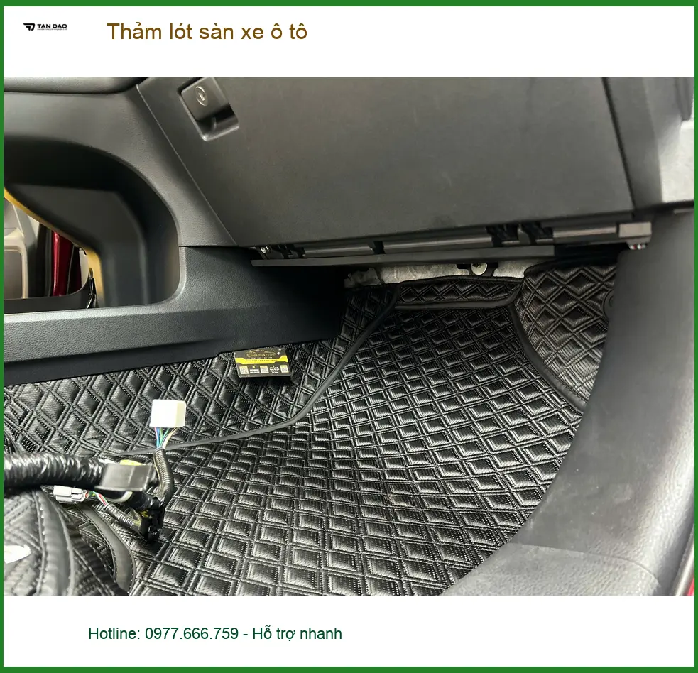 Chị Hà thay thảm lót sàn xe ô tô cho Kia K3 tại Quận 5 tiện lợi ảnh thực tế 4