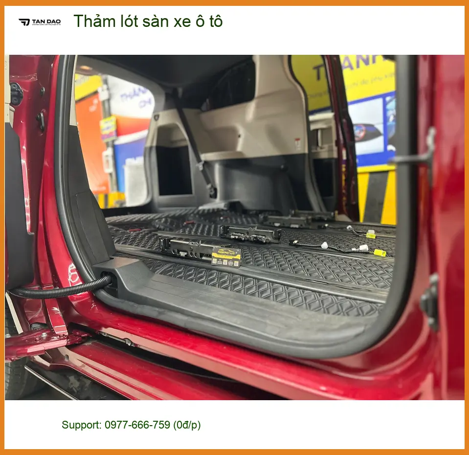 Chị Thư thay thảm lót sàn xe ô tô cho Hyundai Creta tại Quận 2 vì thảm cũ thấm nước gây mùi ảnh thực tế 4