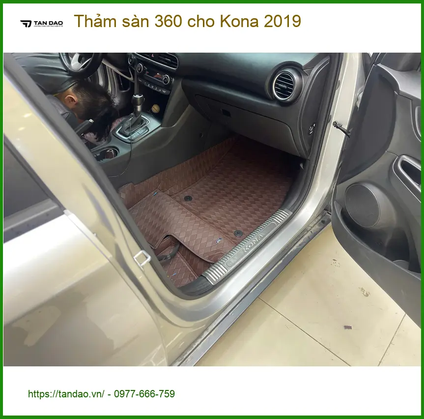 Chị Diệp lắp Thảm sàn 360 cho Kona 2019 Quận Huyện Cần Giờ để nội thất luôn sạch đẹp ảnh thực tế 3