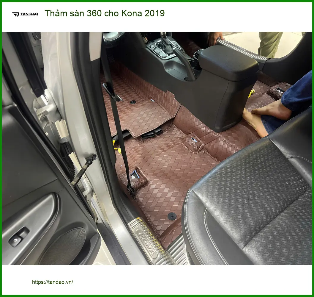 Chị Diệp lắp Thảm sàn 360 cho Kona 2019 Quận Huyện Cần Giờ để nội thất luôn sạch đẹp ảnh thực tế 4