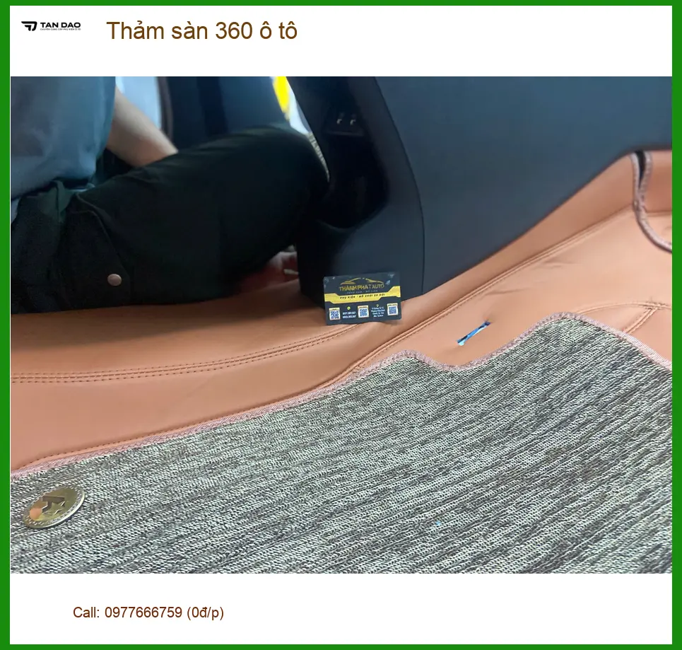 Anh Khôi lắp thảm sàn 360 ô tô cho Mazda 3 Quận Thủ Đức tiện vệ sinh. ảnh thực tế 4